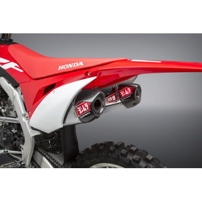 Doppio scarico completo Yoshimura RS-9T Acciaio/Acciaio per Honda CRF250R 2018-2020