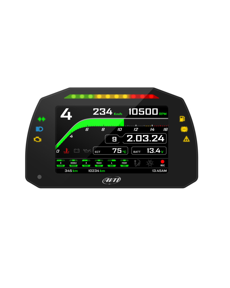 Cruscotto Plug&Play MXK10 AIM - Dash Logger P&P