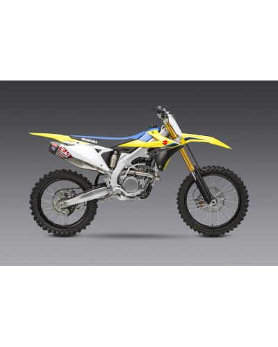 RM-Z250 19-21 RS-12 STAINLESS FULL EXHAUST, W/ ALUMINUM MUFFLER