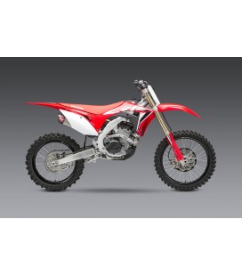 CRF250R 20-21 / RX RS-9T STAINLESS SLIP-ON EXHAUST, W/ STAINLESS MUFFLERS