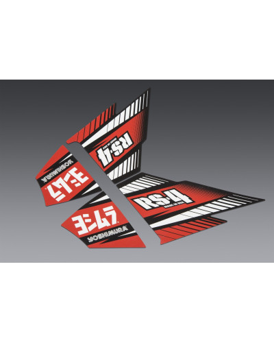 Set adesivi completo (4 PCS) per scarico Yoshimura RS-4 terminale singolo