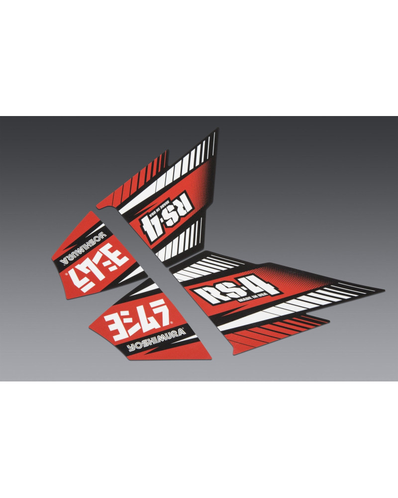 YOSHIMURA RS-4 MUFFLER DECAL SET (4 pcs)