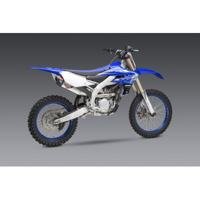 YZ250F 19-20 RS-12 STAINLESS FULL EXHAUST, W/ ALUMINUM MUFFLER