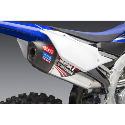 YZ250F 19-20 RS-12 STAINLESS FULL EXHAUST, W/ ALUMINUM MUFFLER