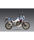 AFRICA TWIN 2020 RS-12 STAINLESS SLIP-ON EXHAUST, W/ STAINLESS MUFFLER