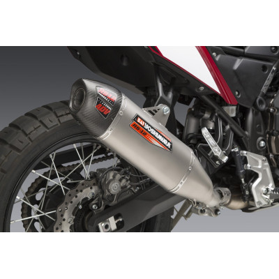 TENERE 700 2021 RS-12 STAINLESS SLIP-ON EXHAUST, W/ STAINLESS MUFFLER