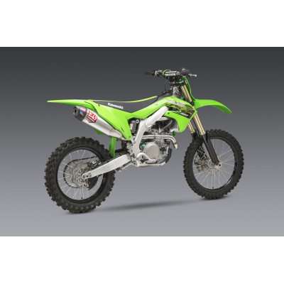 KX450F 19-21 RS-12 STAINLESS FULL EXHAUST, W/ ALUMINUM MUFFLER