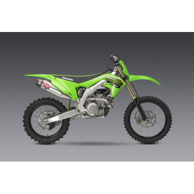 KX450F 19-21 RS-12 STAINLESS FULL EXHAUST, W/ ALUMINUM MUFFLER