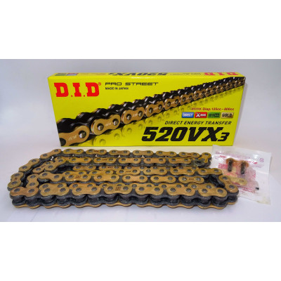 DID 520 VX3 Gold & Black CHAIN