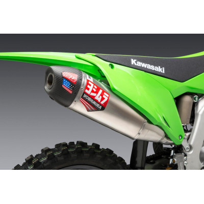 KX250F 21 RS-12 STAINLESS FULL EXHAUST, W/ ALUMINUM MUFFLER