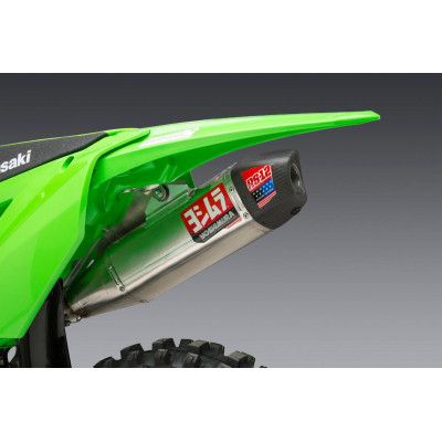 KX250F 21 RS-12 STAINLESS FULL EXHAUST, W/ ALUMINUM MUFFLER