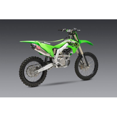 KX250F 21 RS-12 STAINLESS FULL EXHAUST, W/ ALUMINUM MUFFLER