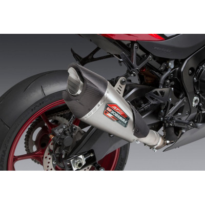 GSX-R1000 17-20 AT2 Stainless Slip-On Exhaust, w/ Stainless Muffler