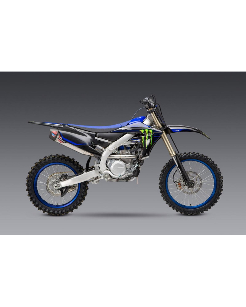 YZ450F 20-21 RS-12 STAINLESS FULL EXHAUST, W/ ALUMINUM MUFFLER