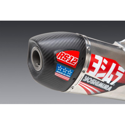 YZ450F 20-21 RS-12 STAINLESS FULL EXHAUST, W/ ALUMINUM MUFFLER