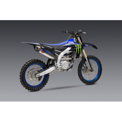 YZ450F 20-21 RS-12 STAINLESS FULL EXHAUST, W/ ALUMINUM MUFFLER