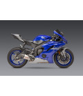 YZF-R6V 06-20 AT2 STAINLESS SLIP-ON EXHAUST, W/ STAINLESS MUFFLER