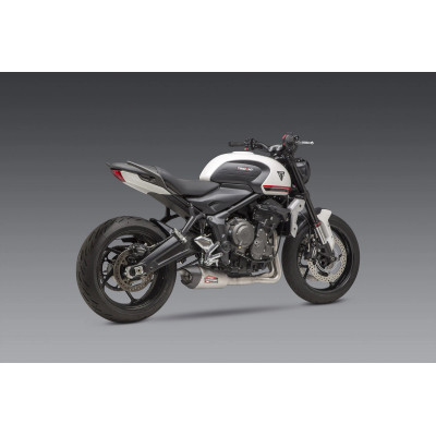 TRIDENT 2021 Race AT2 Stainless Full Exhaust, w/ Stainless Muffler