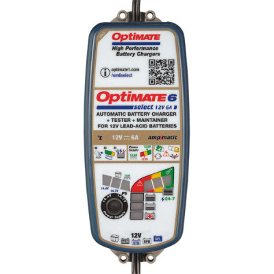 TecMate battery chargers Optimate 6 Select Gold series