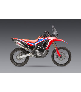 CRF300L / RALLY 2021-2023 YOSHIMURA RACE RS-4 STAINLESS FULL EXHAUST, W/ STAINLESS MUFFLER