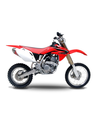 CRF150R/RB 07-22 YOSHIMURA RS-2 STAINLESS FULL EXHAUST, W/ ALUMINUM MUFFLER