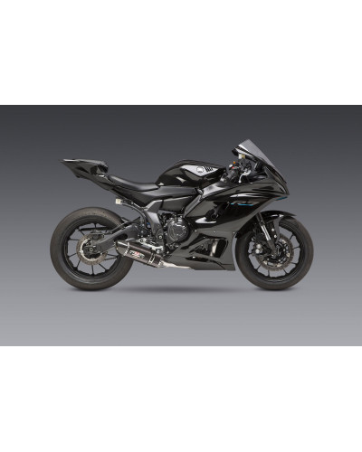 FZ/MT-07 15-21 / XSR700 18-21 / R7 2022 RACE R-77 STAINLESS FULL EXHAUST, W/ CF MUFFLER