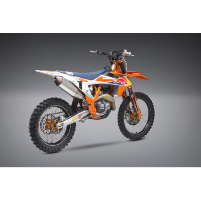 KTM 450SX-F/HUSQ FC450 19-22 RS-4 STAINLESS SLIP-ON EXHAUST, W/ ALUMINUM MUFFLER