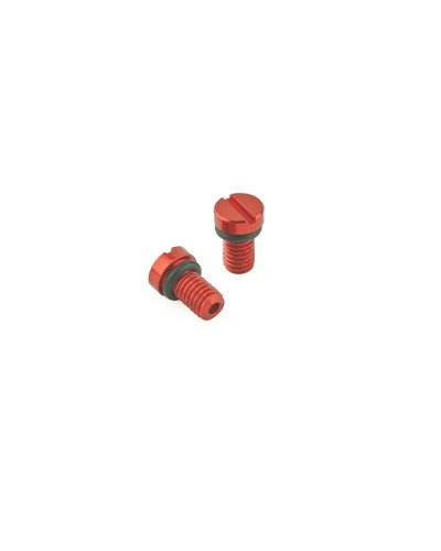 K-Tech Front Fork Air Bleed Screw KYB / SHOWA red - Pair