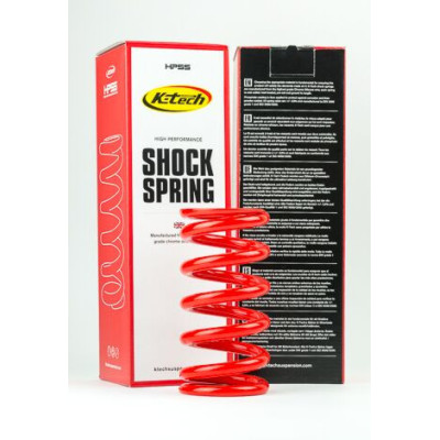 K-Tech Shock Absorber Spring (52/57x195) Red for Kawasaki Z650 2017-2020