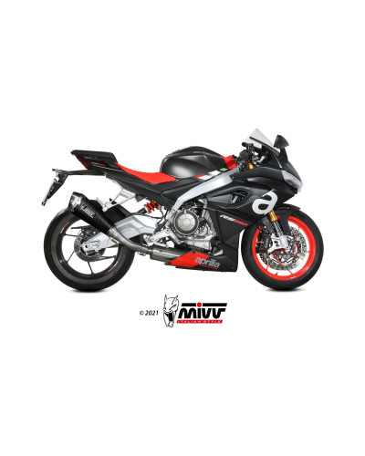 Full System Mivv Delta Race Euro5 carbon exhaust for Aprilia RS 660 / Tuono 660 2020-2024