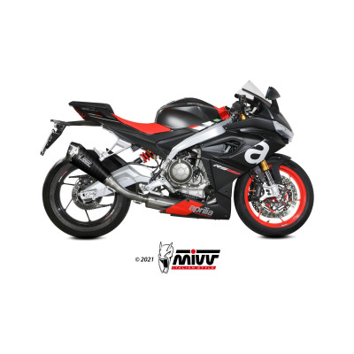 Full System Mivv Delta Race Euro5 carbon exhaust for Aprilia RS 660 / Tuono 660 2020-2024