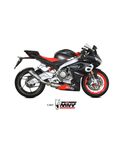 Full System Mivv X-M1 titanium exhaust Euro5 for Aprilia RS 660 / Tuono 660 2020-2024