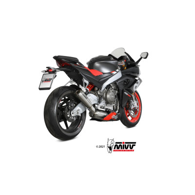 Scarico Mivv X-M1 titanio Euro5 per Aprilia RS 660 2020 - 2021