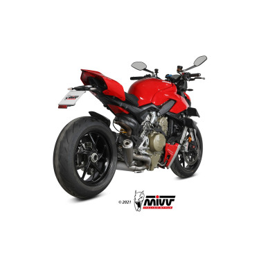 Scarico Mivv X-M1 titanio per Ducati V4 2020 - 2021