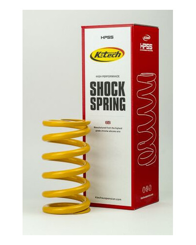 K-Tech Shock Absorber Spring (57x160) Yellow for Ohlins STX46