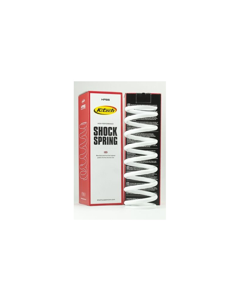 K-Tech Shock Absorber Spring (63x250) White WP -10mm Lowering