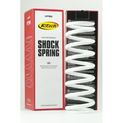 K-Tech Shock Absorber Spring (63x250) White WP -10mm Lowering