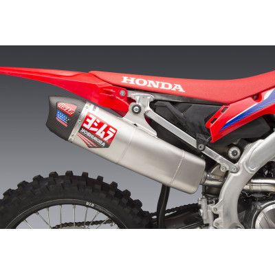 CRF250R 2022 YOSHIMURA RS-12 STAINLESS FULL EXHAUST, W/ STAINLESS MUFFLER