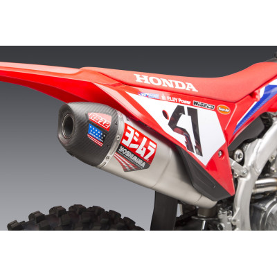 CRF250R 2022 YOSHIMURA RS-12 STAINLESS FULL EXHAUST, W/ STAINLESS MUFFLER