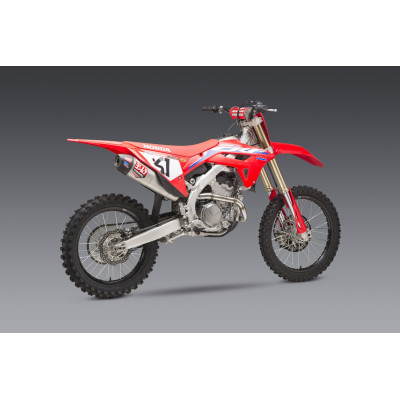 CRF250R 2022 YOSHIMURA RS-12 STAINLESS FULL EXHAUST, W/ STAINLESS MUFFLER