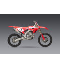 CRF250R/RX 22-23 RS-12 YOSHIMURA STAINLESS FULL EXHAUST, W/ STAINLESS MUFFLER