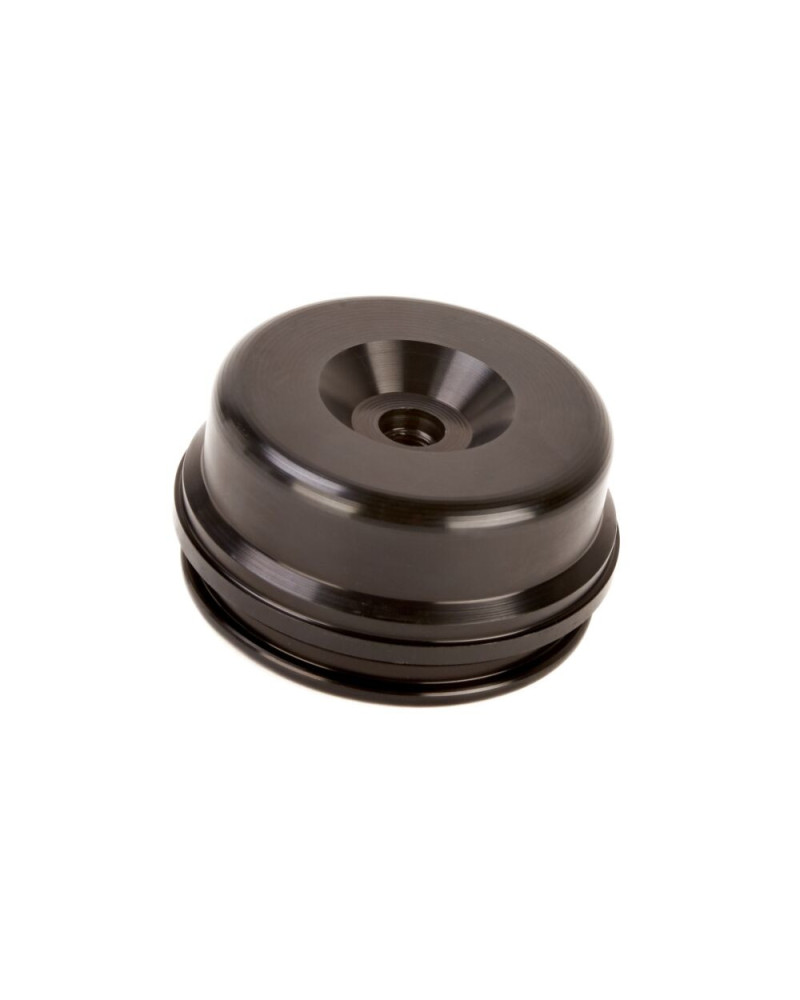 Shock Absorber Reservoir End Cap-inc Valve (Showa 60x20mm) -Black - K-Tech