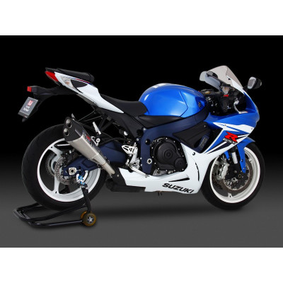 Terminale Yoshimura R11 a doppia uscita in acciaio omologato per GSX-R600/750