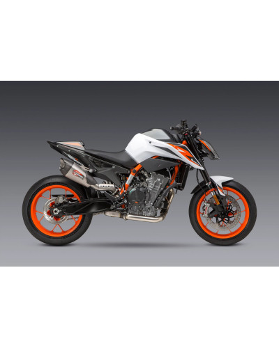 Terminale Yoshimura AT2 Race in acciaio per KTM 890 Duke R 2020-2021 / 790 Duke 2019-2020