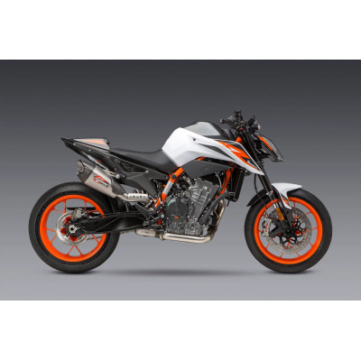 Terminale Yoshimura AT2 Race in acciaio per KTM 890 Duke R 2020-2021 / 790 Duke 2019-2020