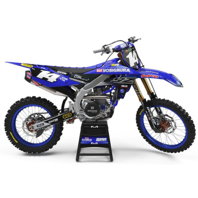 YZ250F 19-22 / YZ250FX 20-22 / WR250F 20-22 RS-12 STAINLESS FULL EXHAUST, W/ ALUMINUM MUFFLER