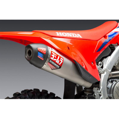 CRF450R/RX 2021-2023 YOSHIMURA RS-12 TITANIUM FULL EXHAUST, W/ TITANIUM MUFFLER