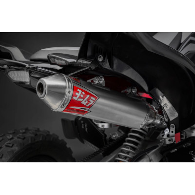 RAPTOR 700/R/SE 15-22 YOSHIMURA RS-2 STAINLESS FULL EXHAUST, W/ ALUMINUM MUFFLER