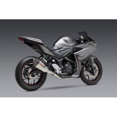 YZF-R3 15-22 Race AT2 Stainless Full Exhaust, w/ Stainless Muffler