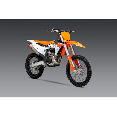 KTM 450SX-F FE 22-23 / HUSQV FC450 RE 22-23 YOSHIMURA RS-12 TITANIUM FULL EXHAUST, W/ TITANIUM MUFFLER